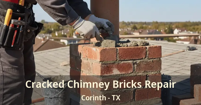 Cracked Chimney Bricks Repair Corinth - TX