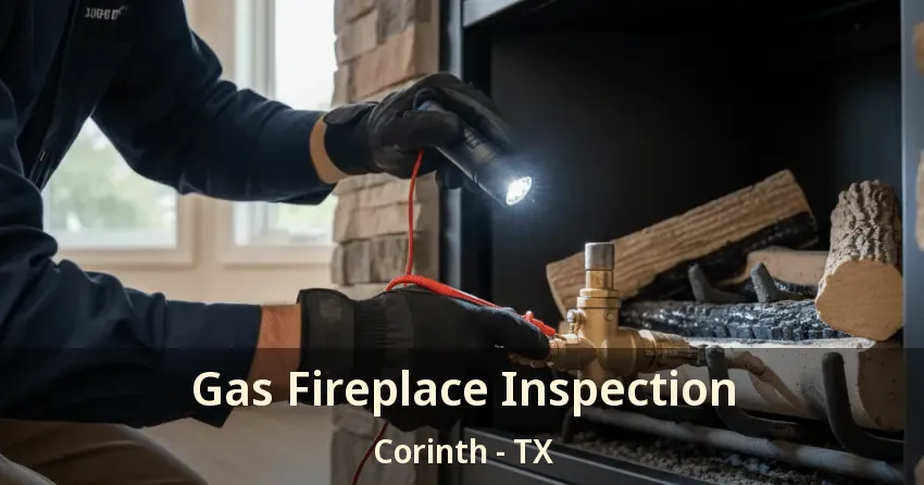 Gas Fireplace Inspection Corinth - TX
