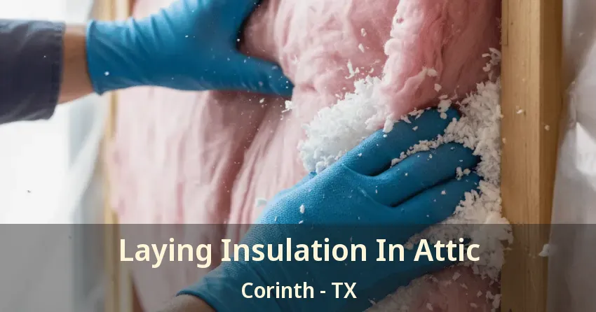Laying Insulation In Attic Corinth - TX