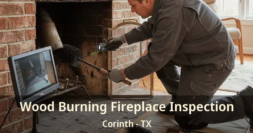 Wood Burning Fireplace Inspection Corinth - TX
